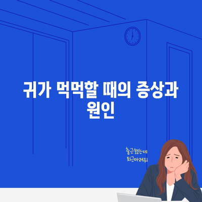 귀가 먹먹할 때의 증상과 원인