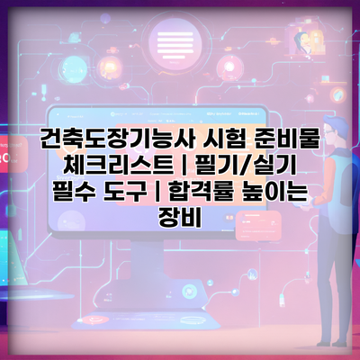 건축도장기능사 시험 준비물 체크리스트 | 필기/실기 필수 도구 | 합격률 높이는 장비