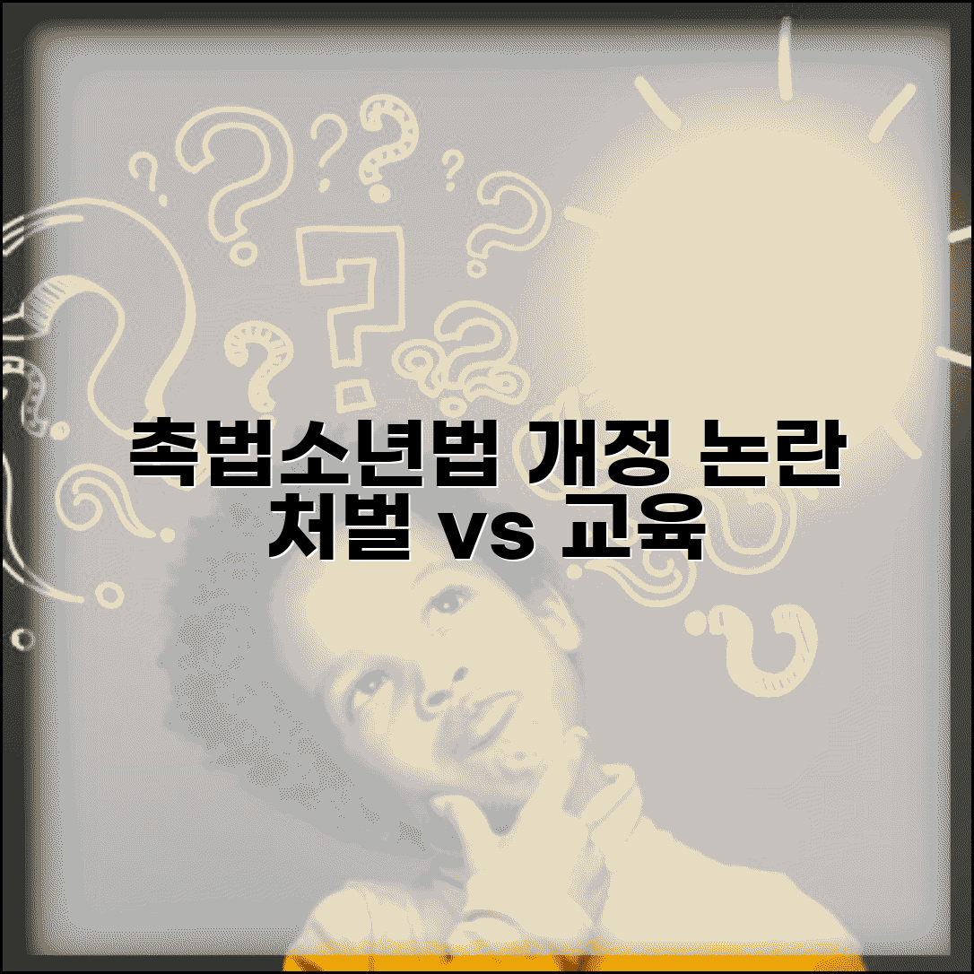 촉법소년법 개정 논의 | 소년법 개정안 | 처벌 강화 vs 교육 강화 | 국회 논의 현황