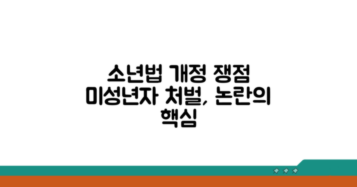 소년법 개정안 주요 쟁점