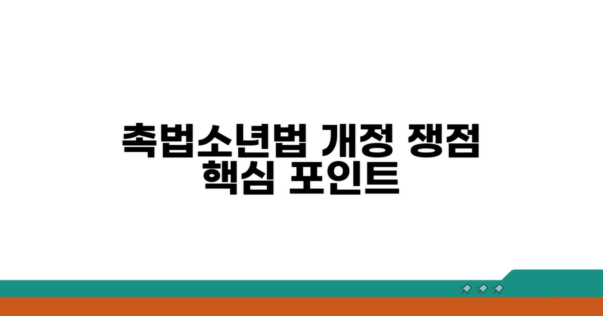 촉법소년법 개정 논의 핵심