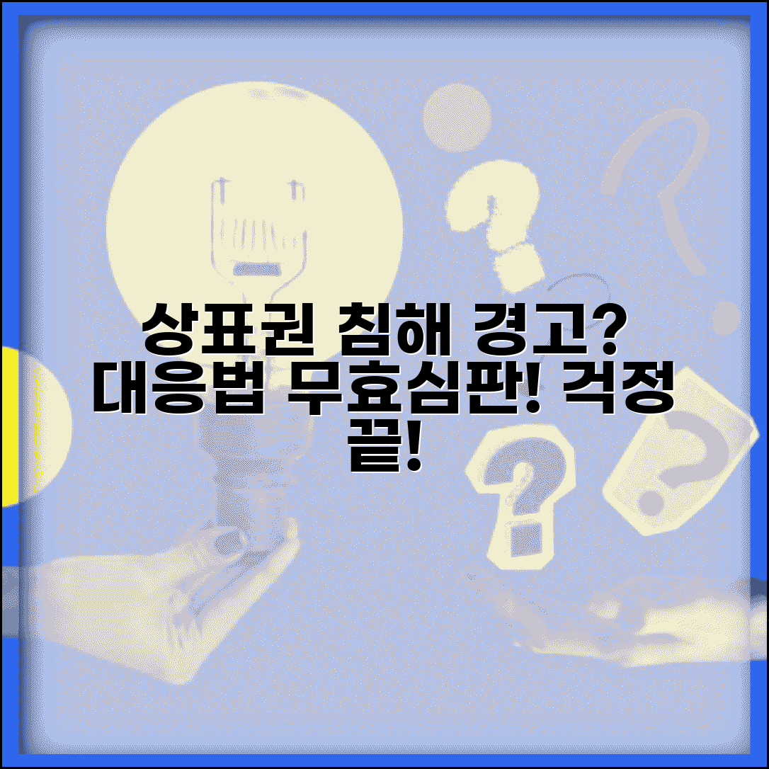 상표권 침해 경고장 받았을때 | 대응 방법과 무효심판 신청