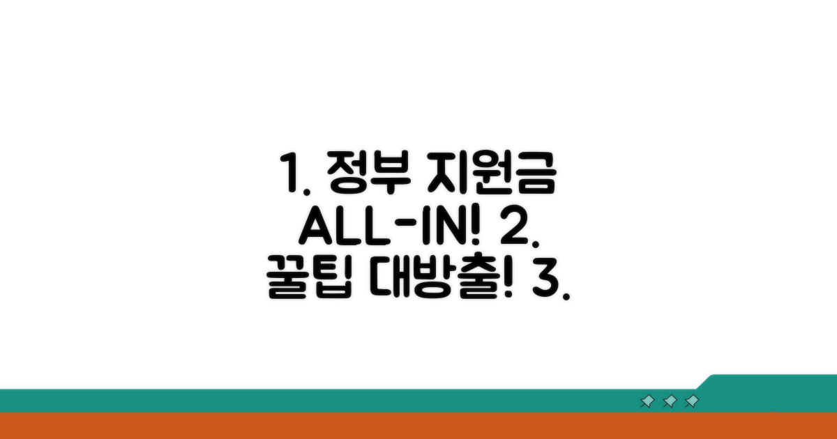 정부 지원금 활용 및 관리 노하우