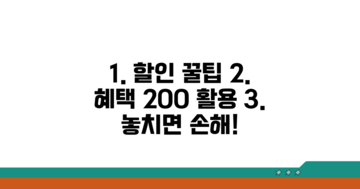 추가 할인 팁과 혜택 활용법