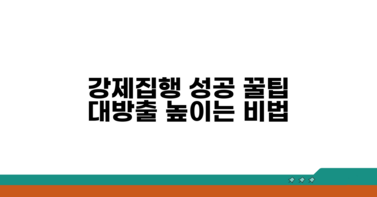 강제집행 성공 확률 높이는 꿀팁