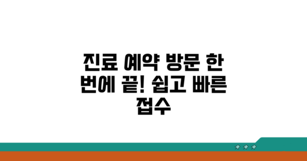 진료 예약부터 방문까지 한 번에