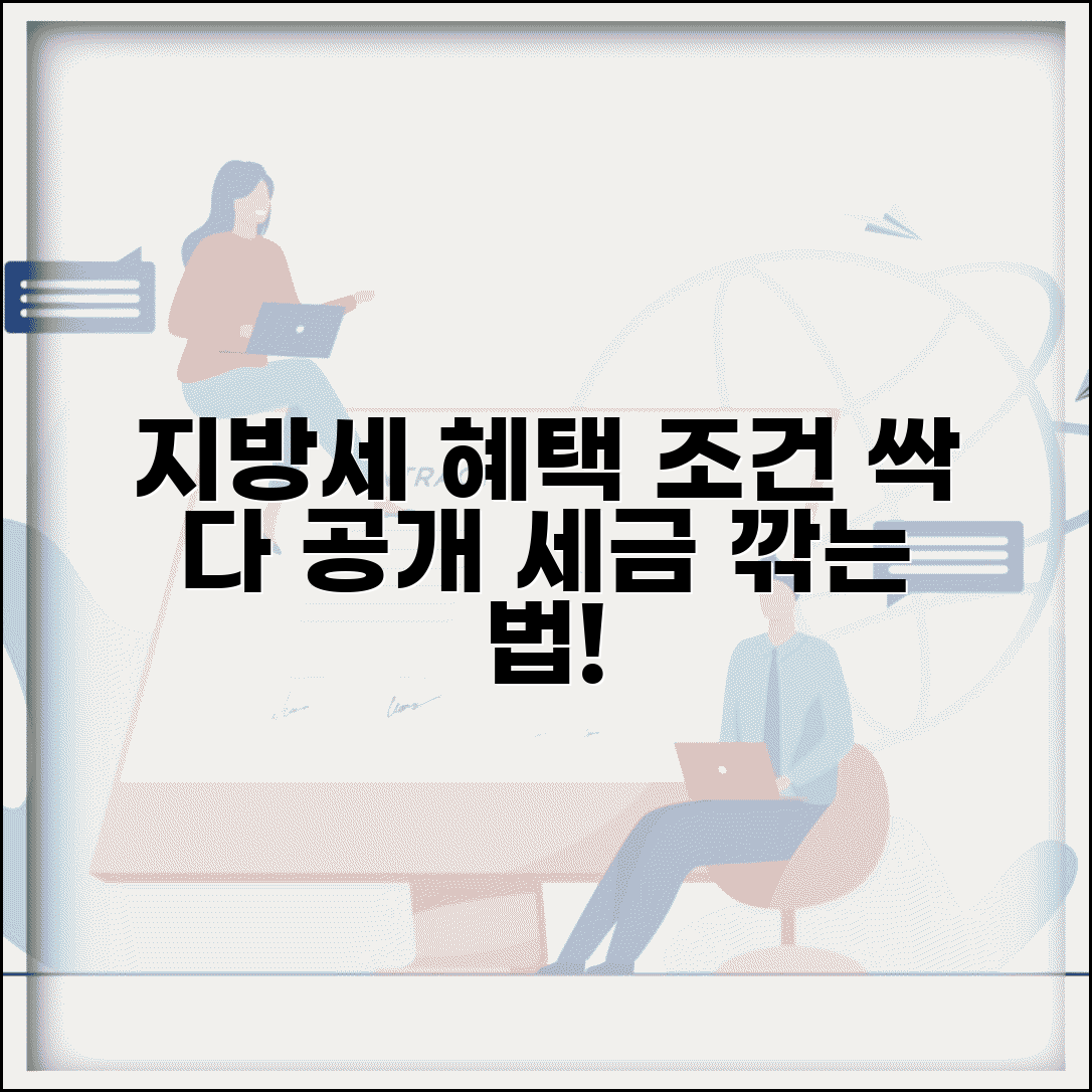 지방세특례제한법 혜택 조건과 세금 감면 방법