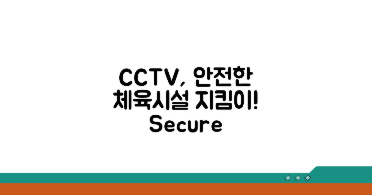 안전한 체육시설 이용, CCTV 효과