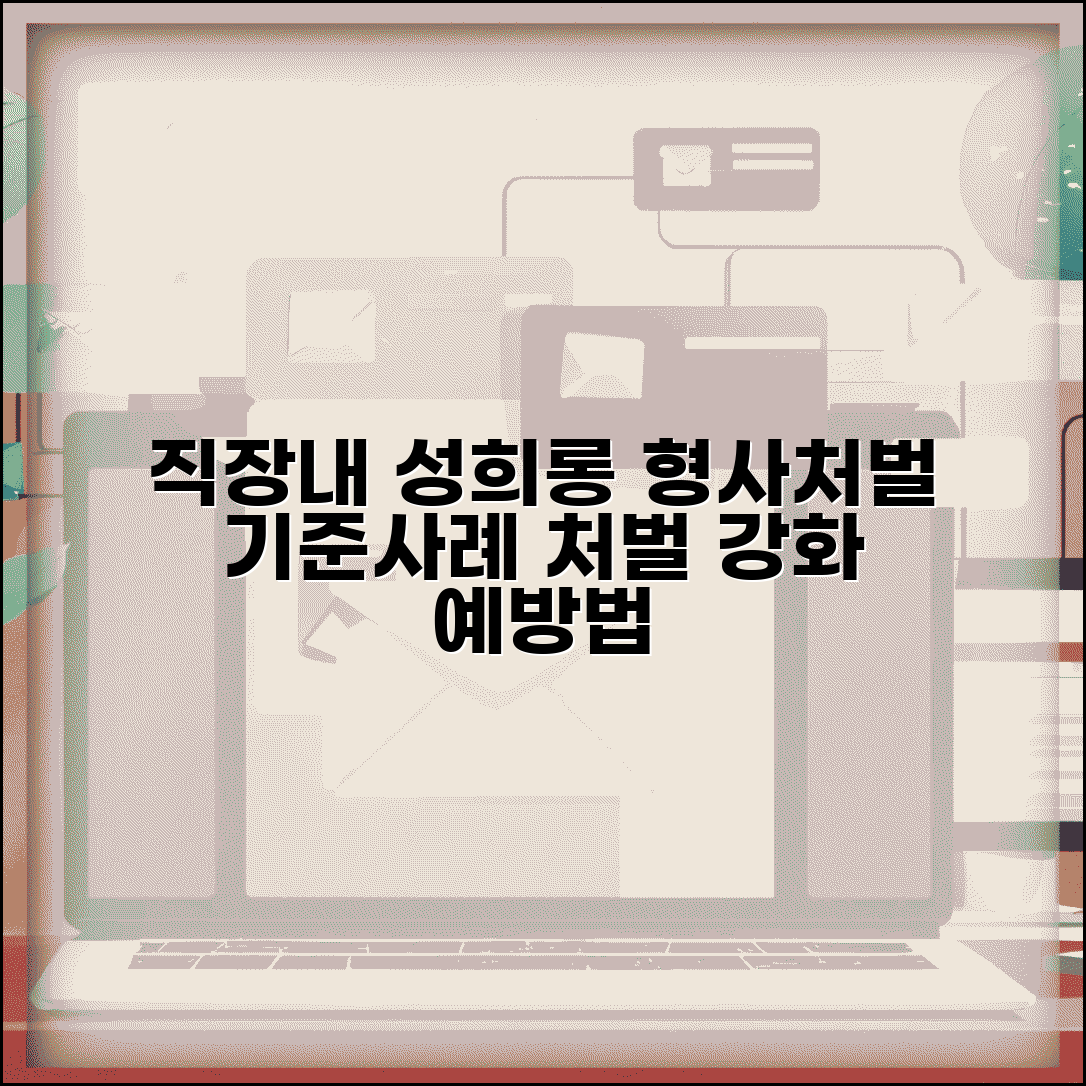 직장내 성희롱 형사처벌 기준 및 업무상 위력 성희롱 | 처벌 강화 동향, 구체적 사례와 예방법
