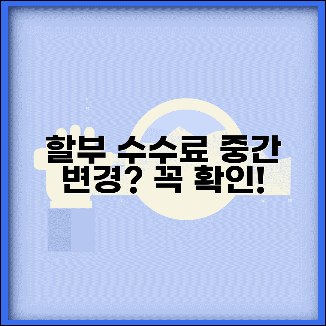 카드 할부수수료 중간 변경 가능성? | 계약조건, 수수료율 확인 방법