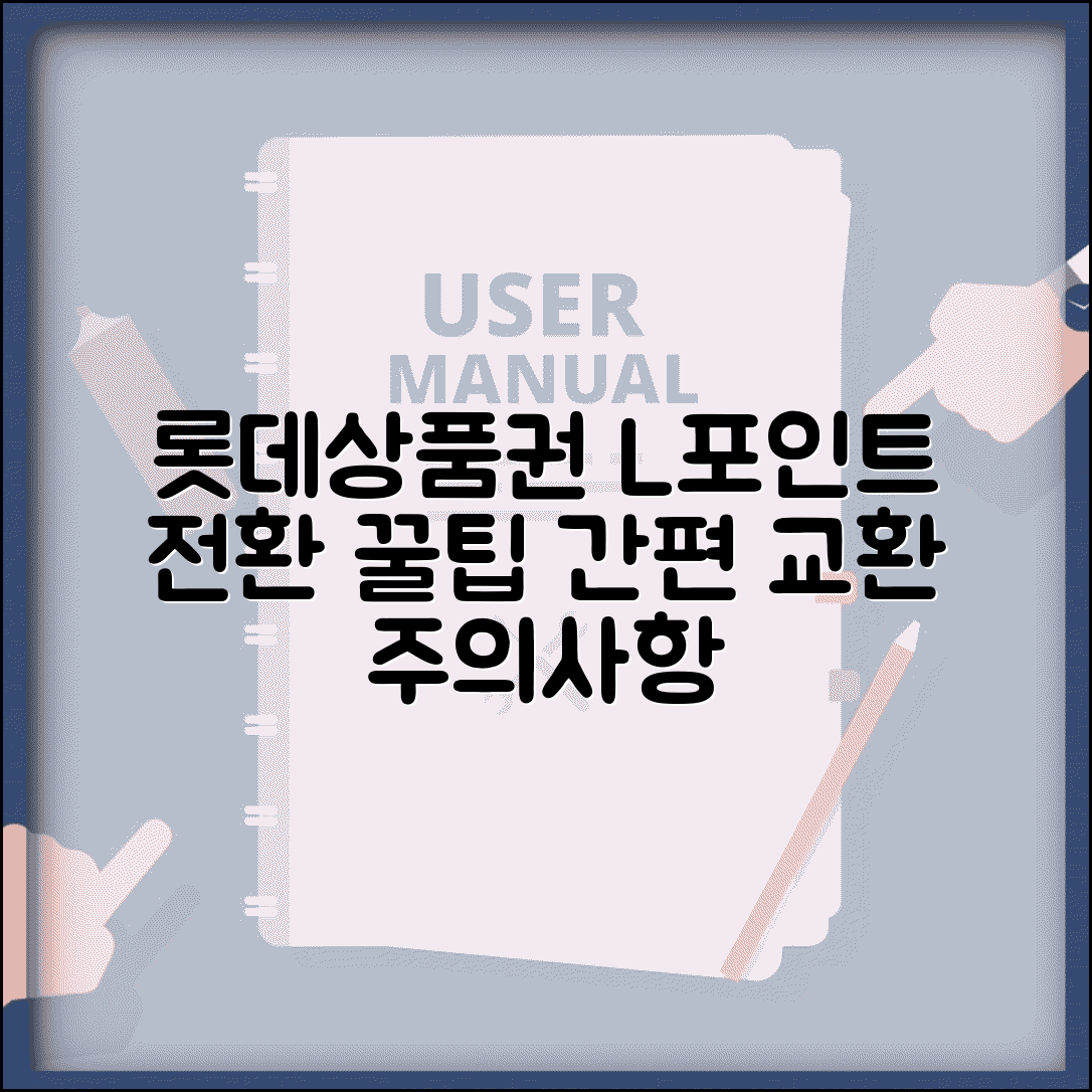 롯데 상품권 L포인트 전환 방법 | 롯데상품권 포인트 교환 꿀팁 및 주의사항