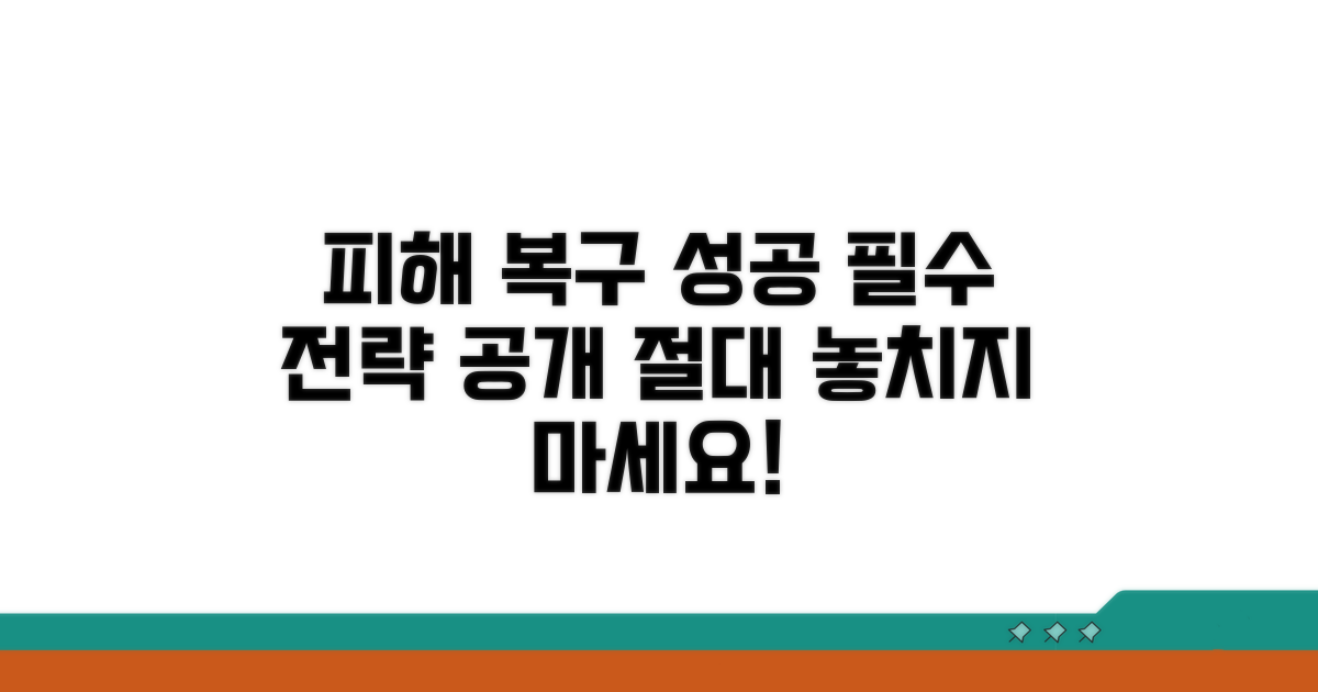 피해 복구 성공 전략: 꼭 알아야 할 점