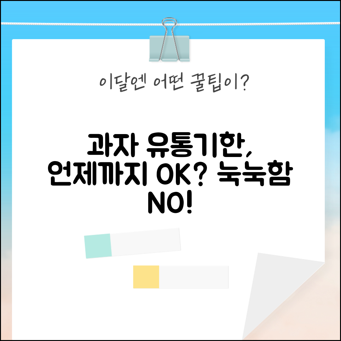 과자 유통기한 지나면 언제까지 괜찮을까 | 눅눅해진 과자 먹어도 되나, 보관법 총정리