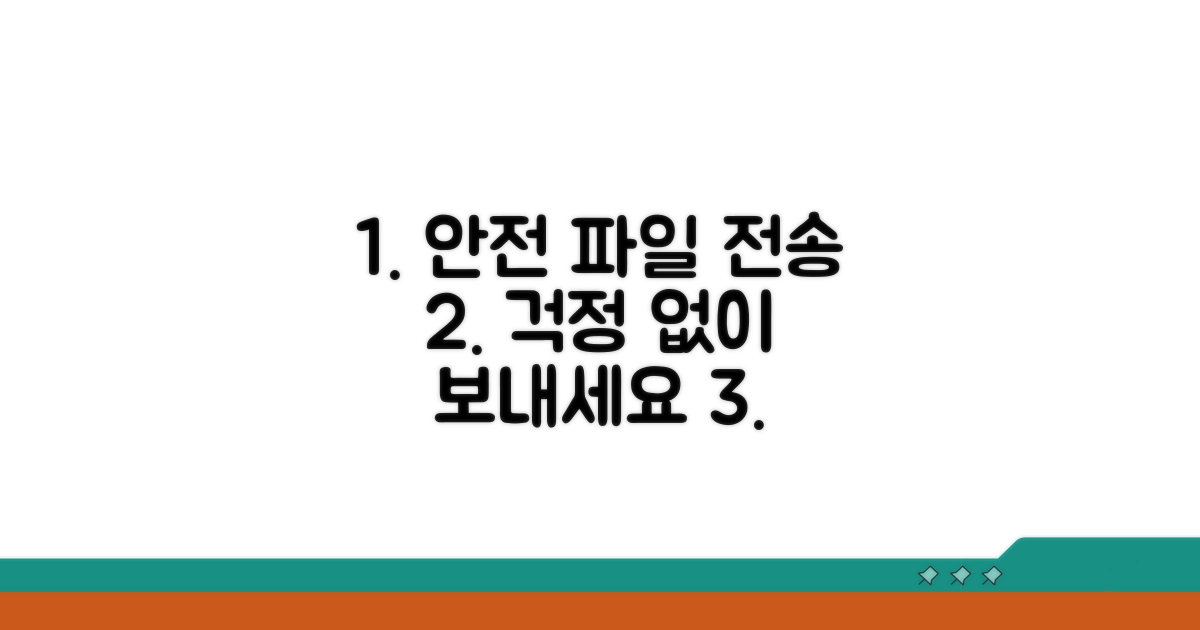 안전하게 파일 보내는 법