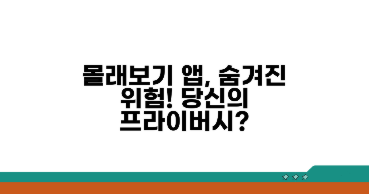 몰래보기 앱, 무엇이 문제일까?