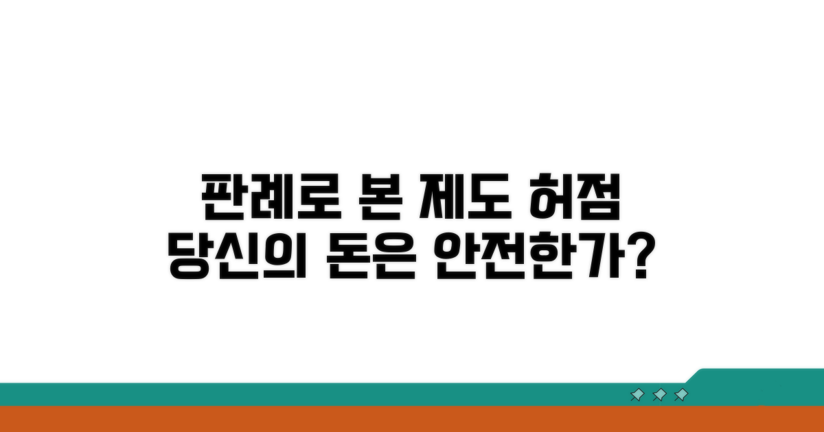 실제 판례로 본 제도 허점