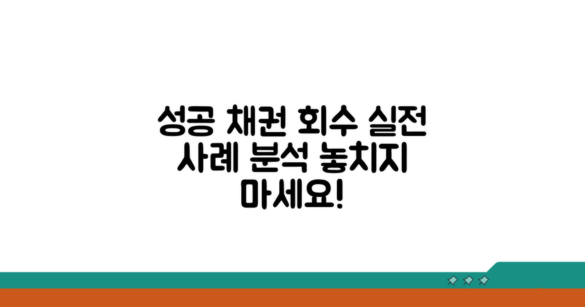 성공적인 채권 회수 사례 분석