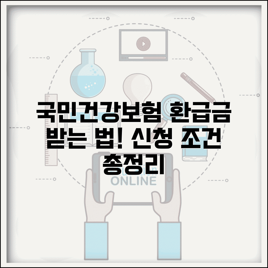 국민건강보험 환급금 신청방법 | 건보 환급금 받는법과 조건