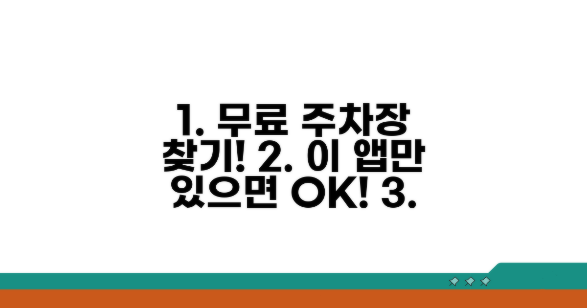 무료 주차장 앱, 이것만 알면 OK!