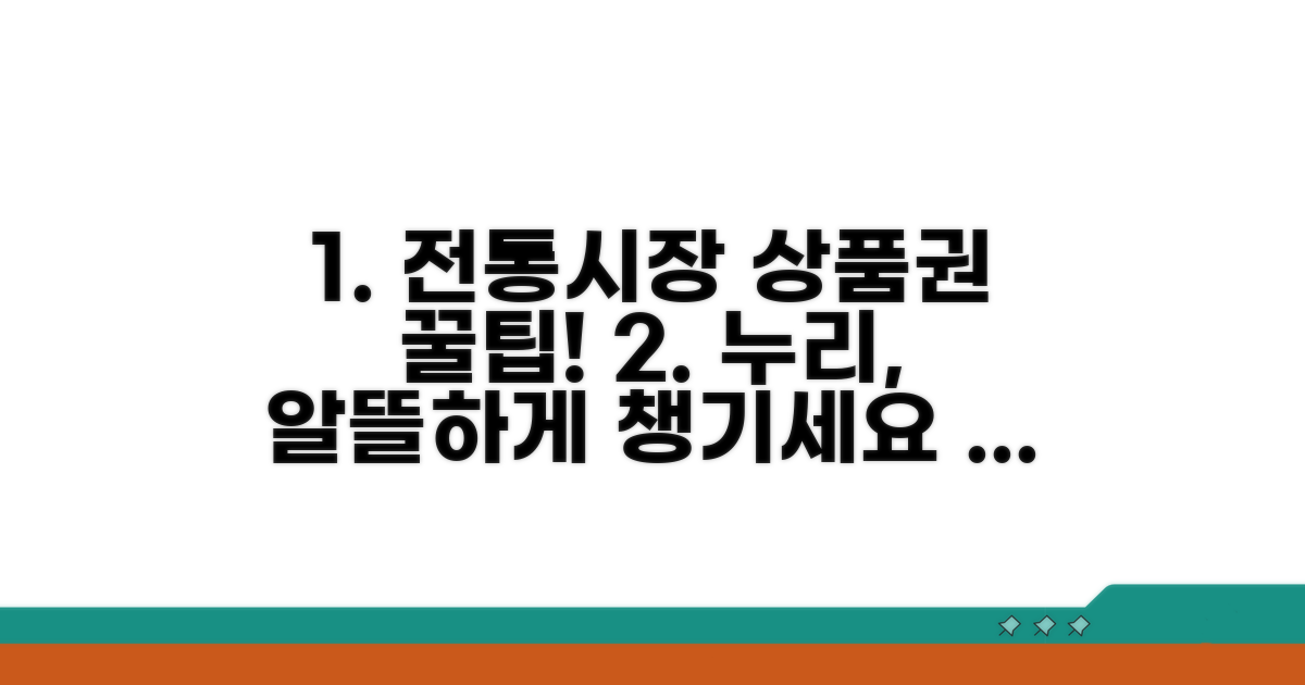 전통시장 상품권, 누리의 역할