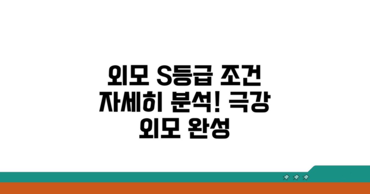 외모 상 등급, 구체적인 조건 분석