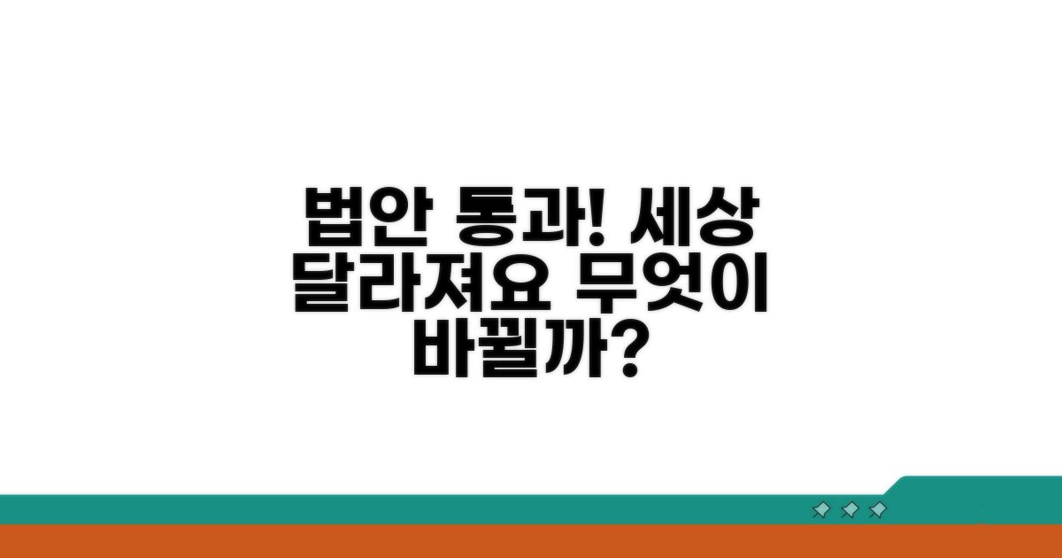 법안 통과 시 예상되는 변화