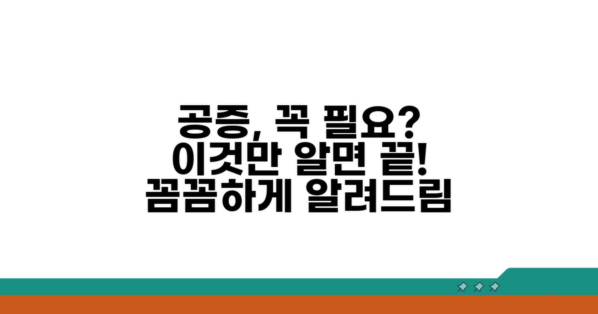 공증, 꼭 받아야 할까? 명확히 알려드림