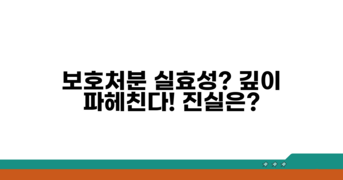 보호처분 실효성, 심층 분석